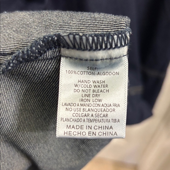 Stylish Dark Blue Denim Dress - Picture 16 of 16